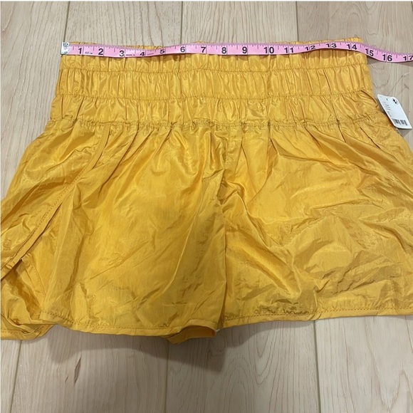 Free People FP Movement The Way Home Shorts, Varsity Gold, sz L - Picture 12 of 14